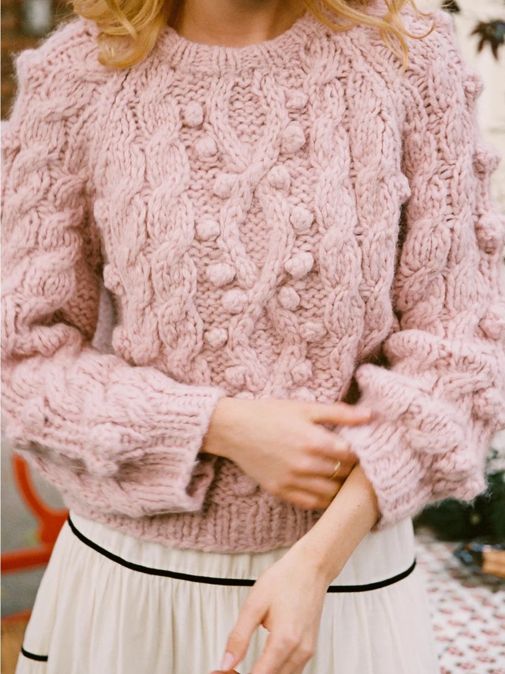 NWT Christy Dawn Ricky Sweater in Dusty Rose